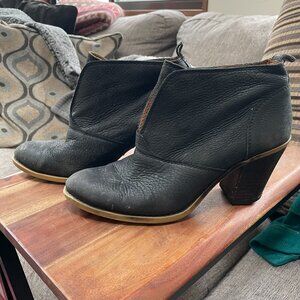 Well Loved Black Leather Boots